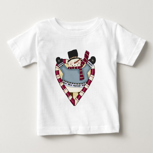 T-shirts et cadeaux Snowman Love (Devant)