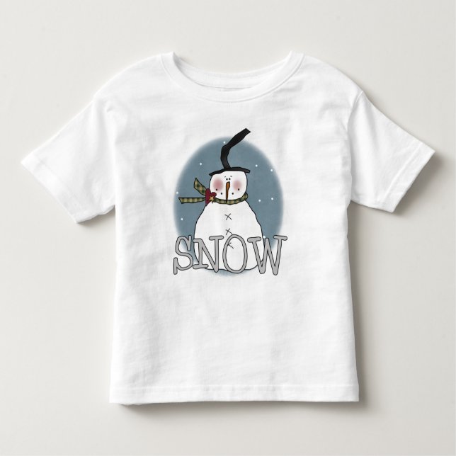 T-shirts et cadeaux Stovepipe Casquette Snowman (Devant)