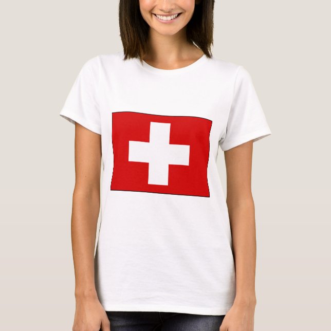 T-shirts et cadeaux suisses de drapeau (Devant)