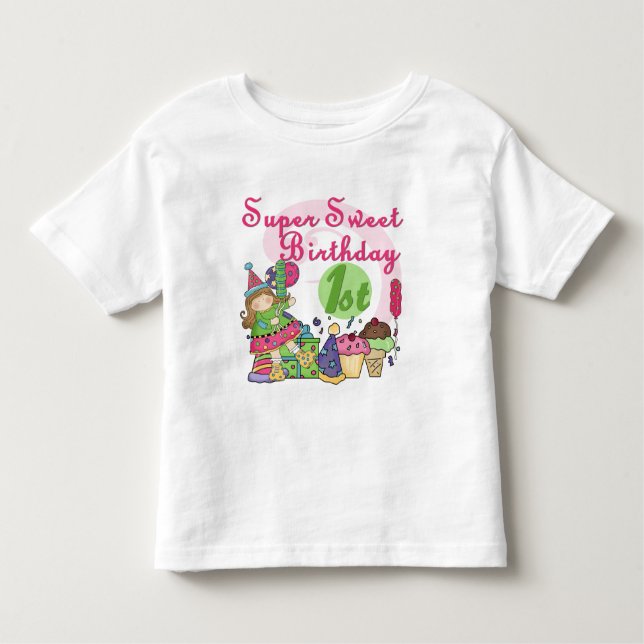 T-shirts et cadeaux Super Sweet 1er anniversaire (Devant)