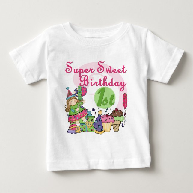 T-shirts et cadeaux Super Sweet 1er anniversaire (Devant)