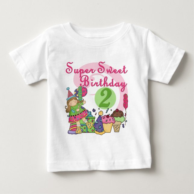 T-shirts et cadeaux Super Sweet 2e anniversaire (Devant)