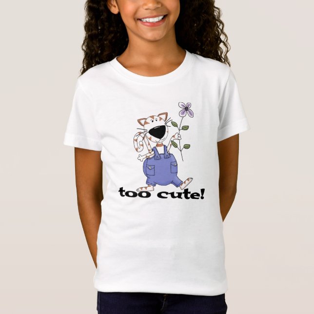 T-shirts et cadeaux trop mignons de chat de Kitty (Devant)