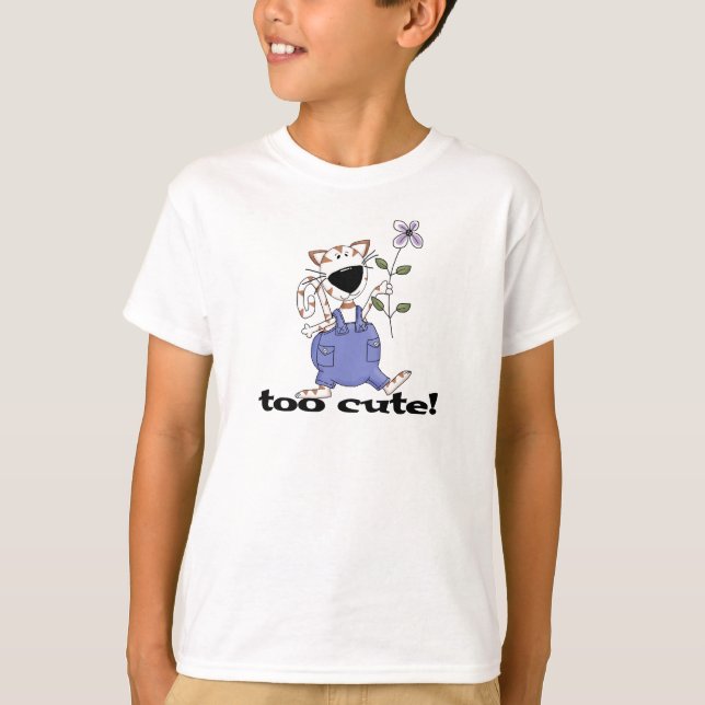 T-shirts et cadeaux trop mignons de chat de Kitty (Devant)