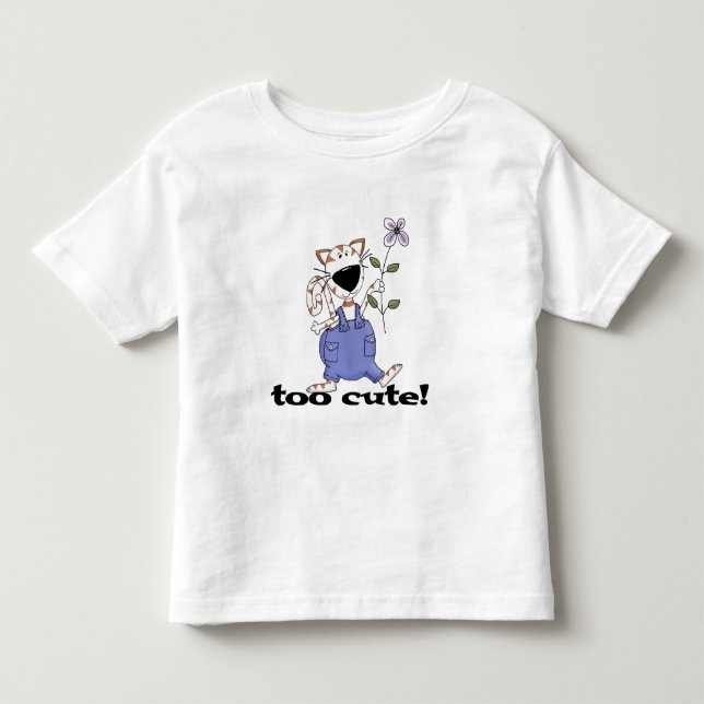 T-shirts et cadeaux trop mignons de chat de Kitty (Devant)