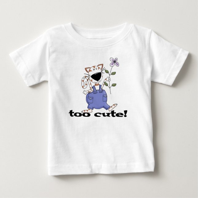 T-shirts et cadeaux trop mignons de chat de Kitty (Devant)