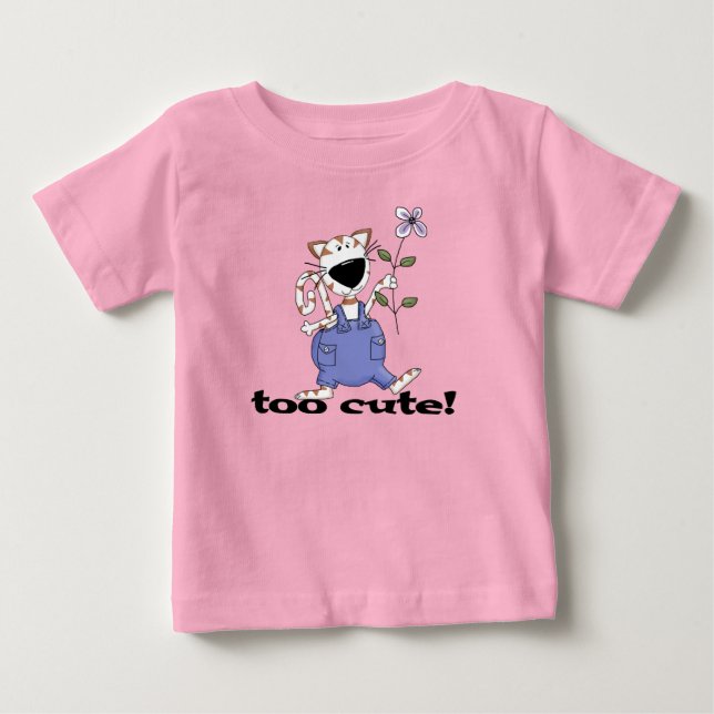 T-shirts et cadeaux trop mignons de chat de Kitty (Devant)
