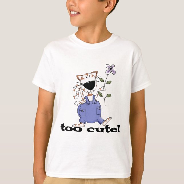 T-shirts et cadeaux trop mignons de chat de Kitty (Devant)