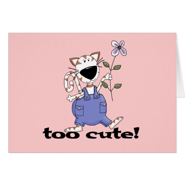 T-shirts et cadeaux trop mignons de chat de Kitty (Devant horizontal)