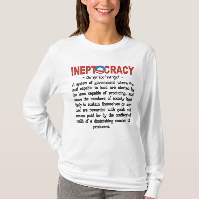 T-shirts et casquettes d'Ineptocracy (Devant)