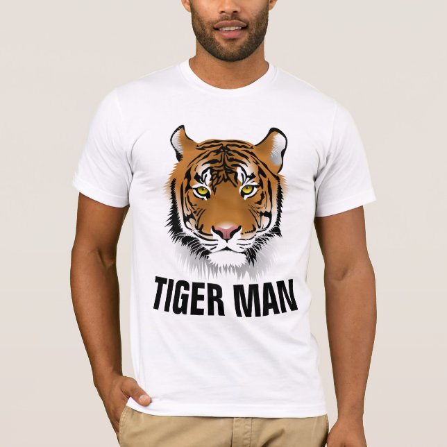 T-Shirts Et Chemises De Gym TIGER MAN HOMMES (Devant)