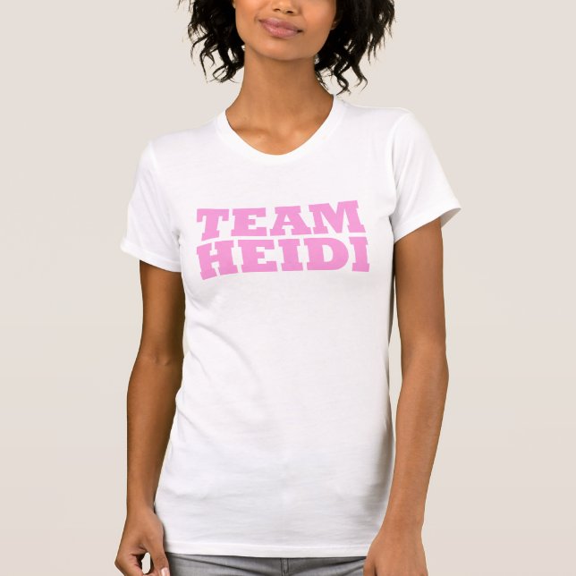 T-shirts et habillement de Heidi d'équipe (Devant)