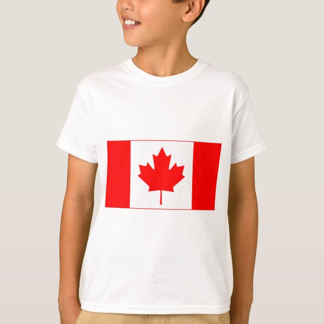 T-shirts et produits canadiens de drapeau (Devant)