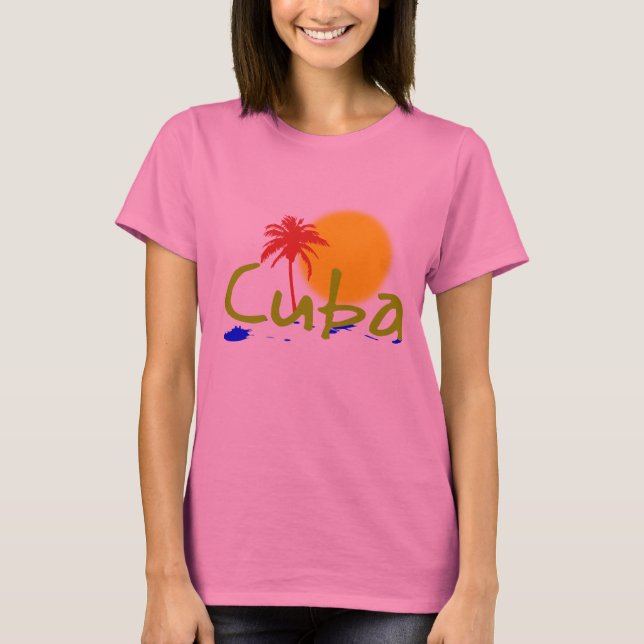 t-shirts et sueurs de cuba tropix (Devant)