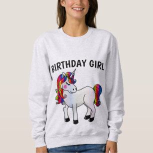 T-Shirts et sweats licorne pour fille d'anniversai