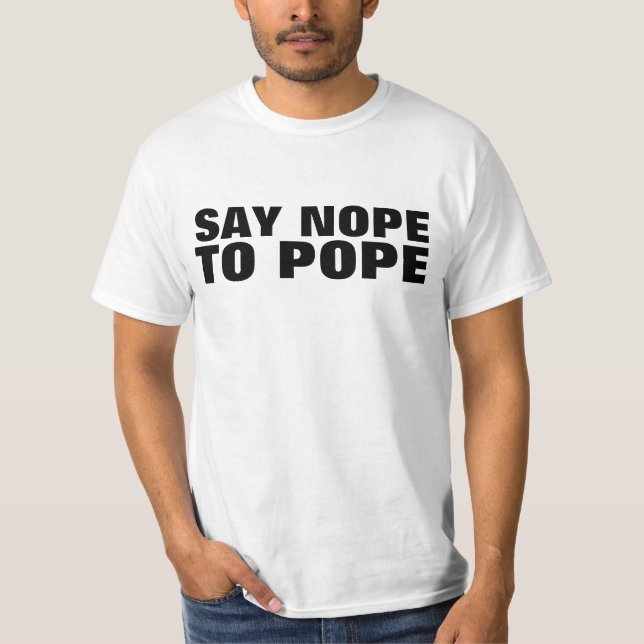 T-shirts et sweatshirts anti-POPE (Devant)