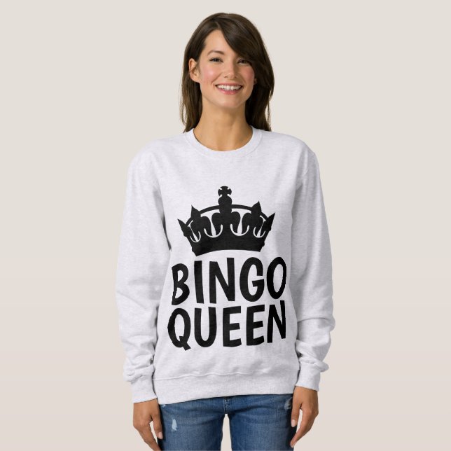 T-shirts et sweatshirts BINGO QUEEN (Devant entier)