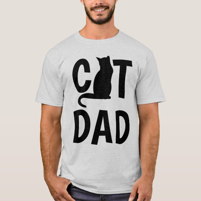 T-shirts et Sweatshirts CAT DAD (Devant)