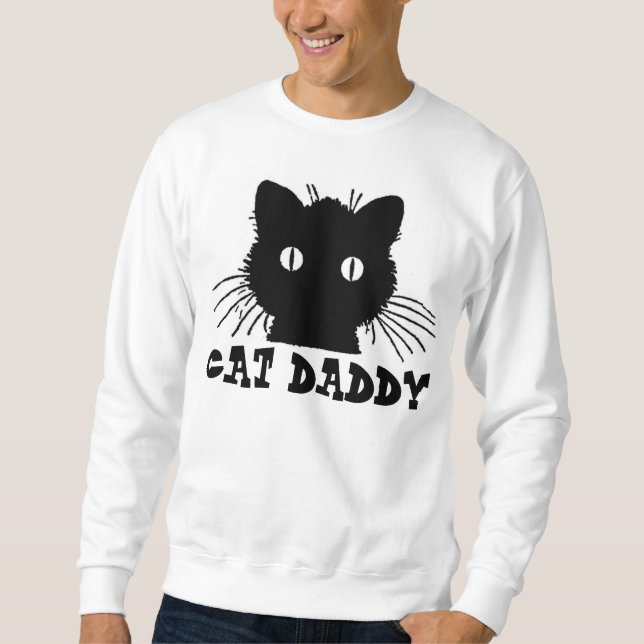 T-shirts et sweatshirts de papa de PAPA de CAT, (Devant)