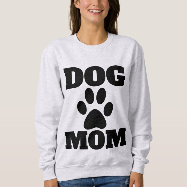 T-shirts et sweatshirts DOG MOM (Devant)