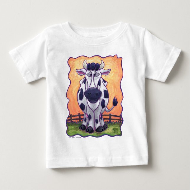 T-shirts et taques de jolies vaches (Devant)
