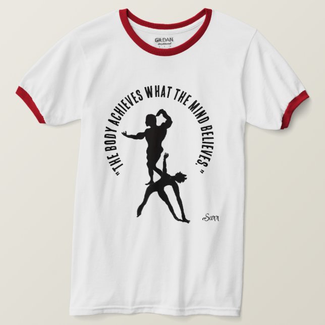 T-Shirts : État d'esprit positif  (Design devant)