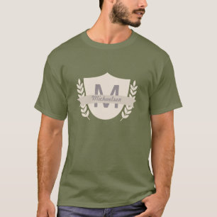 T-shirts fait sur commande de crête de famille