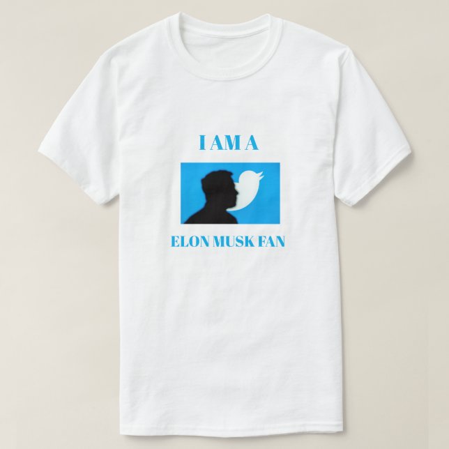 T-Shirts fan d'Elon Musk (Design devant)