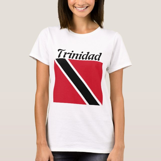 T-shirts féminins de Trinidad (Devant)