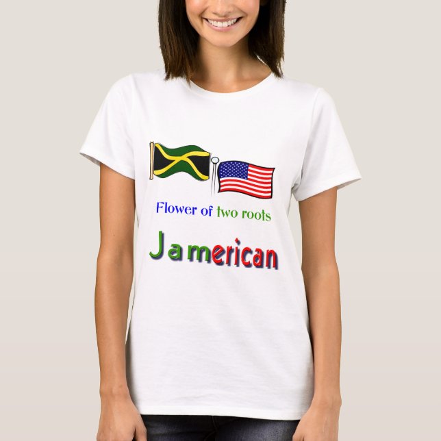 t-shirts féminins jamaïcains (Devant)