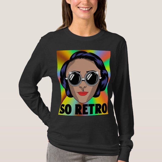 T-Shirts FEMMES MAMAN FEMME SO RÉTRO (Devant)