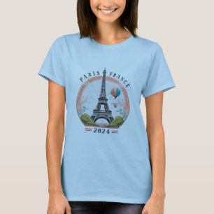 T-shirts femmes Paris France 2024, Paris France