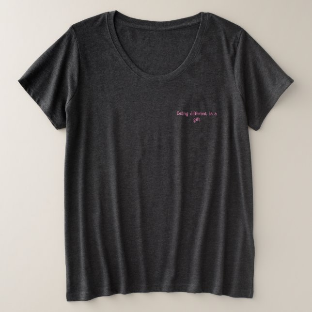 T-shirts femmes plus la taille art style design (Design devant)