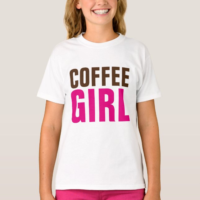 T-shirts FILLES AU CAFÉ (Devant)