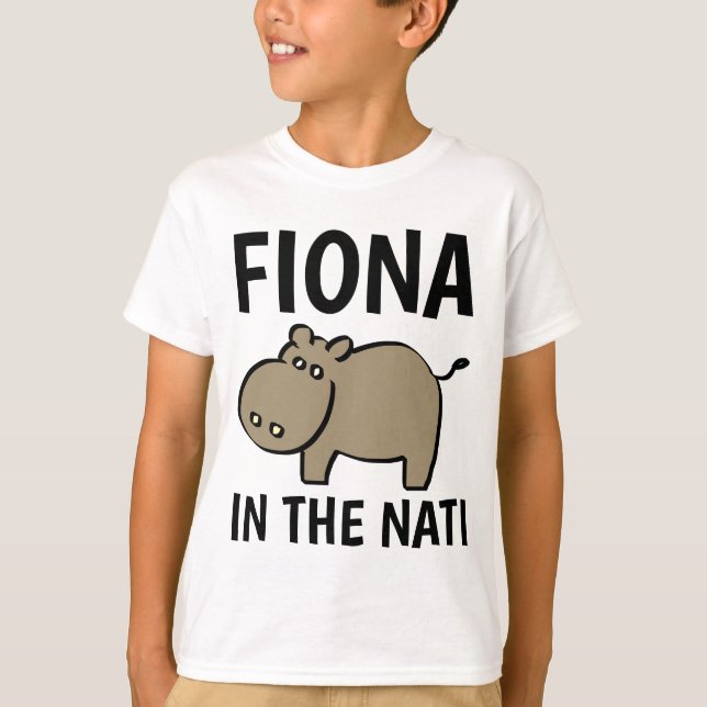 T-shirts FIONA HIPPO pour enfants (Devant)