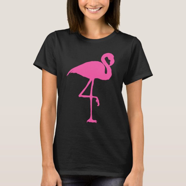 T-shirts FLAMANT ROSE ROSE (Devant)