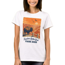 T-shirts Freedom Looks Good Canyon