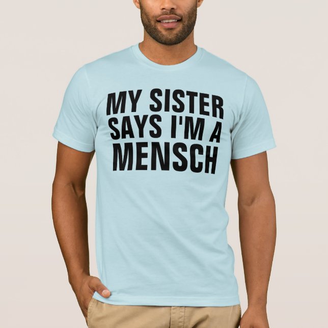 T-SHIRTS FRÈRE MENSCH JUIF (Devant)
