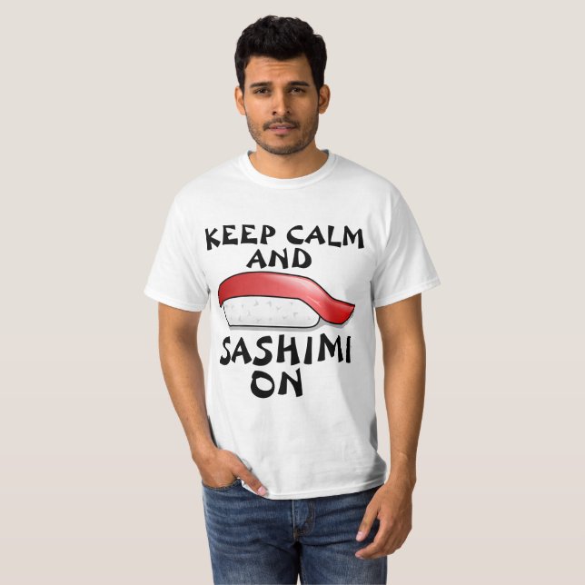 T-shirts Funny SASHIMI (Sushi) (Devant entier)