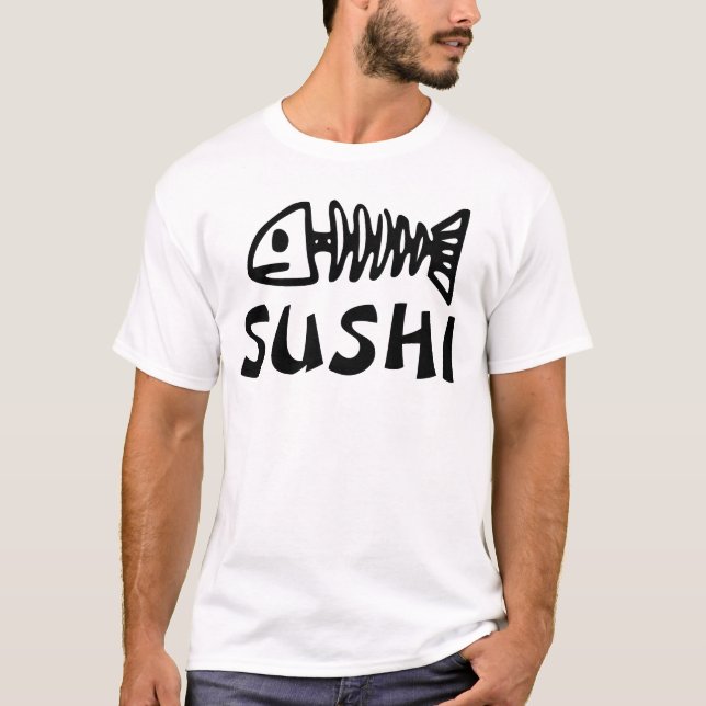 T-shirts FUNNY SUSHI FISH (Devant)