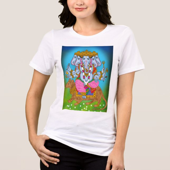 T-shirts Ganesha pour hommes (Recto)