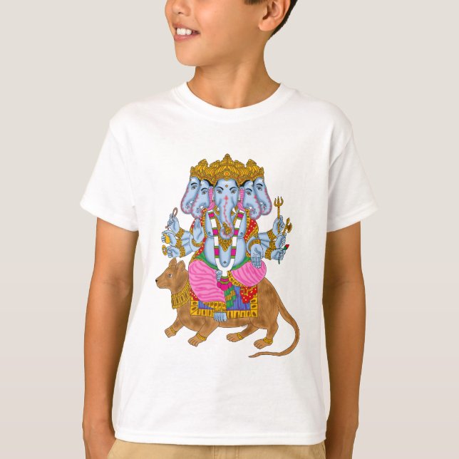 T-Shirts Ganesha pour hommes (Devant)