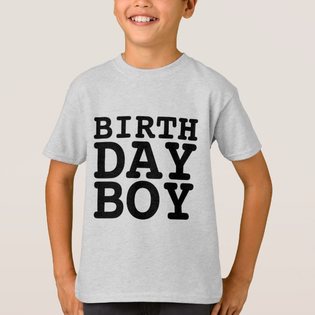 T-shirts GARÇON D'ANNIVERSAIRE (Devant)