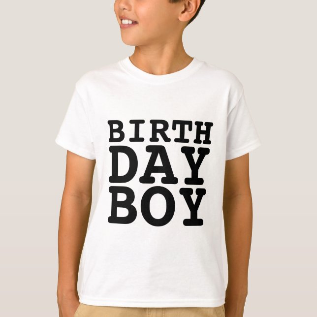 T-shirts GARÇON D'ANNIVERSAIRE (Devant)