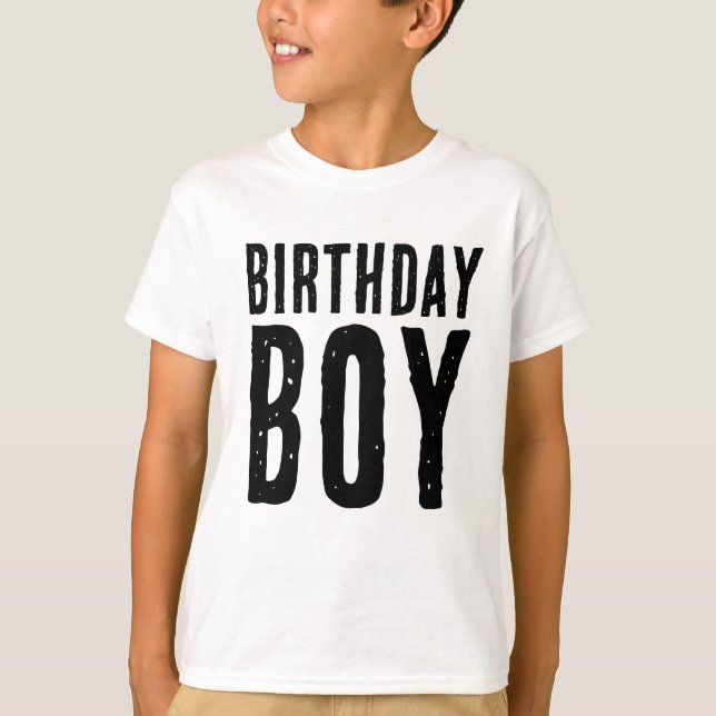 T-SHIRTS GARÇONS D'ANNIVERSAIRE (Devant)