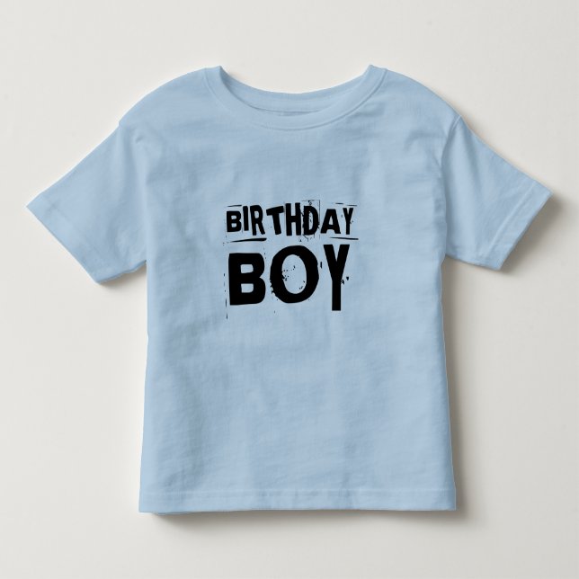T-SHIRTS GARÇONS D'ANNIVERSAIRE (Devant)