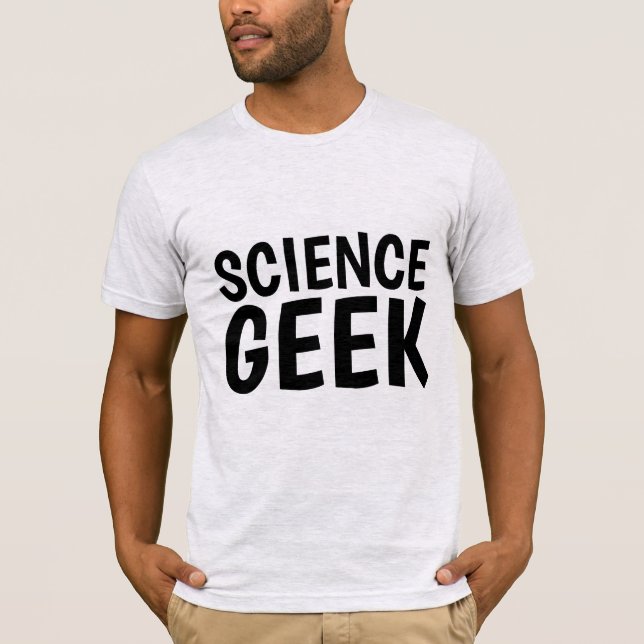 T-SHIRTS GEEKS EN SCIENCE (Devant)