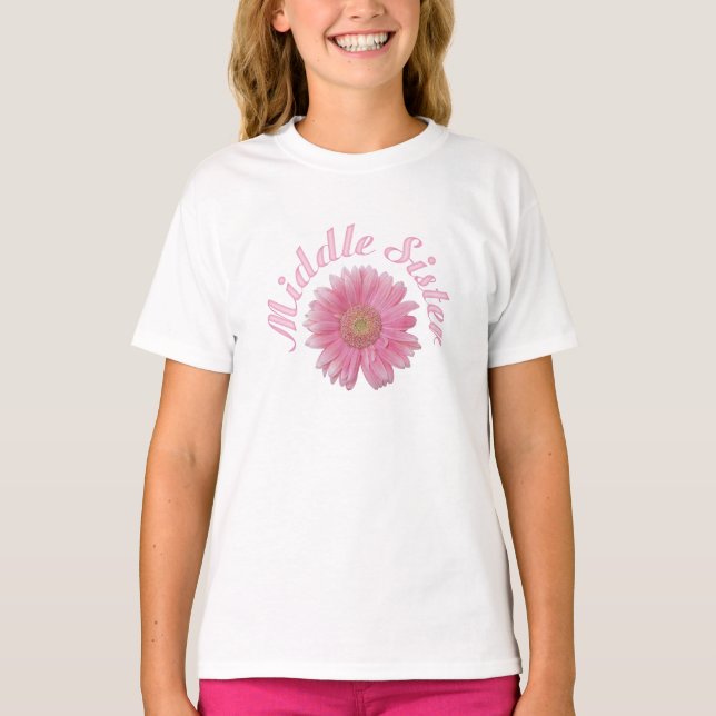 T-shirts Gerbera Daisy Middle Sister (Devant)