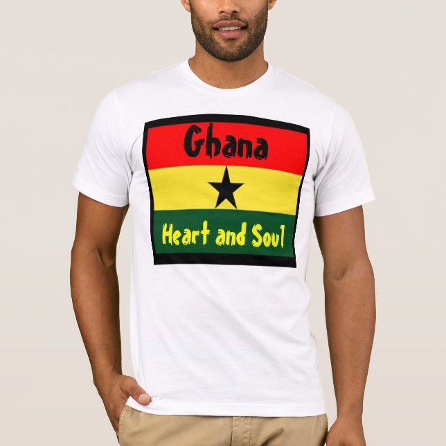 t-shirts ghana-heart et soul (Devant)