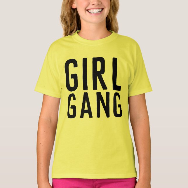 T-shirts GIRL GANG (Devant)